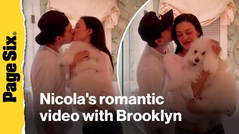 Nicola Peltz shares sweet video w/ Brooklyn Beckham after his family stepped out in Paris together