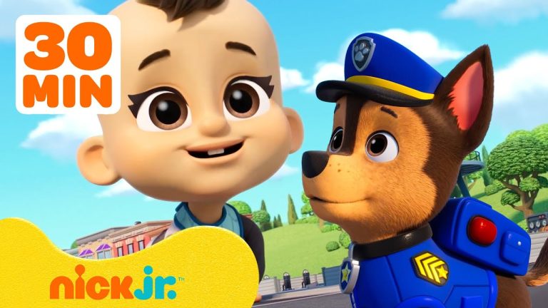 PAW Patrol Baby Rescues & Adventures! w/ Chase and Zuma 👶 | 30 Minutes | Nick Jr.