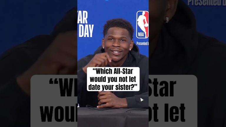 The all-star Ant wouldn’t let date his sister 😅